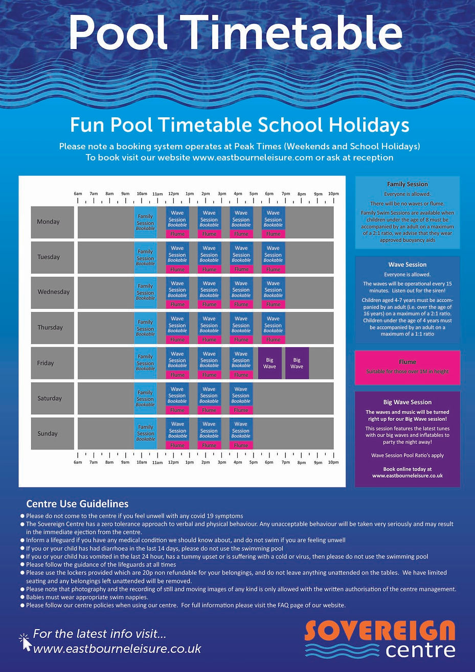 exe valley pool timetable